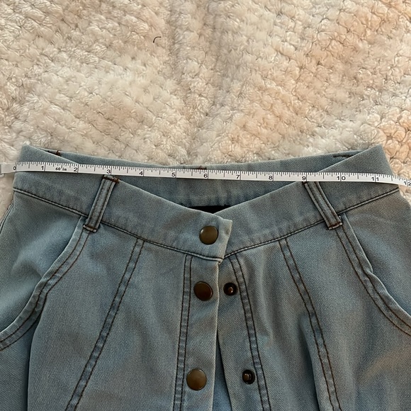 Denim Skirt with Buttons - Picture 5 of 5